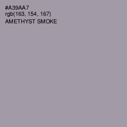 #A39AA7 - Amethyst Smoke Color Image